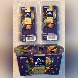 Glade Limited Edition Embers & Sandalwood Candle & Wax Melt Bundle